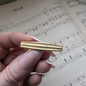 Vintage Goldtone Tie Clip